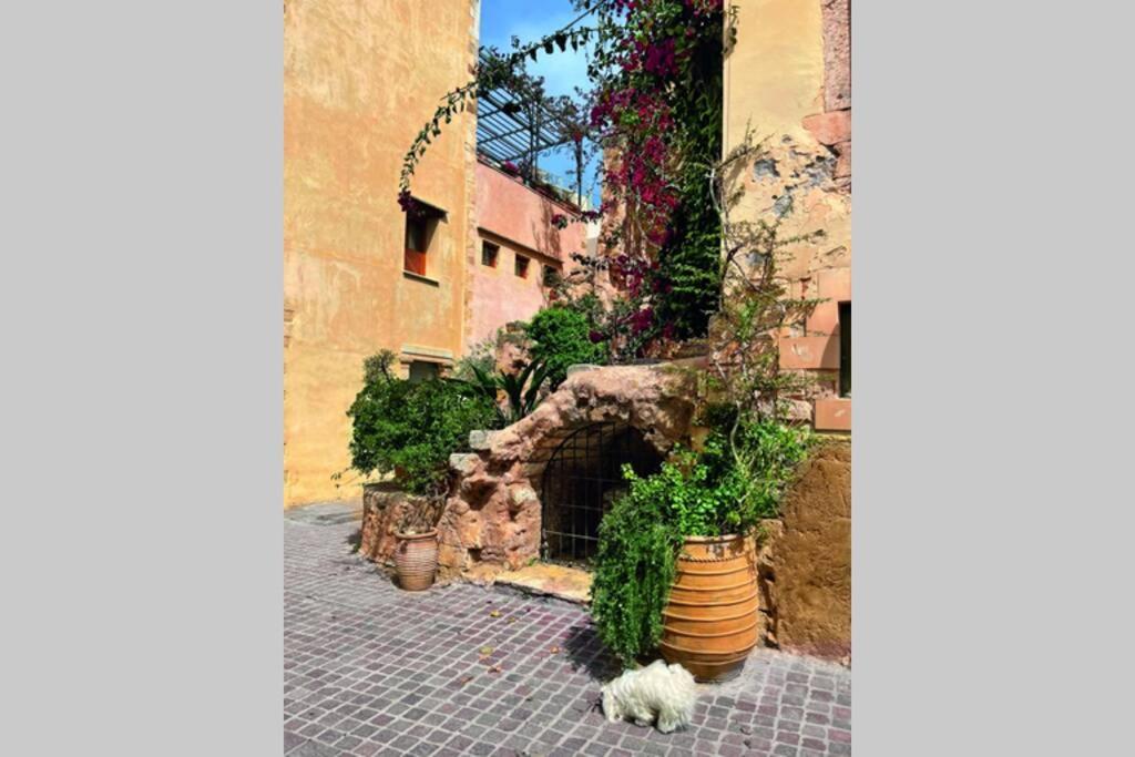 Casa Eva With Outdoor Heated Jacuzzi And Hamam Villa Chania  Ngoại thất bức ảnh