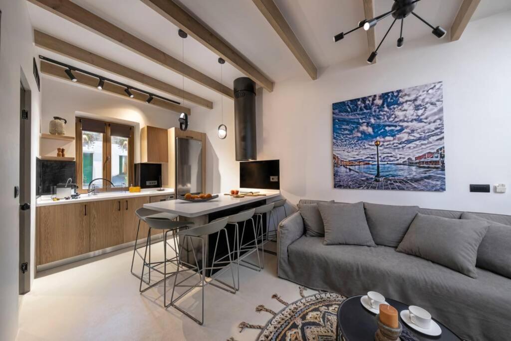 Casa Eva With Outdoor Heated Jacuzzi And Hamam Villa Chania  Ngoại thất bức ảnh