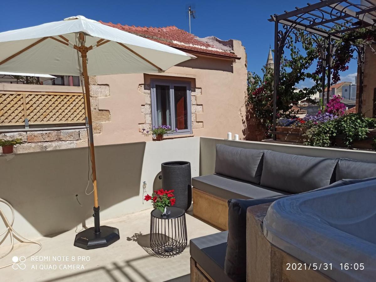 Casa Eva With Outdoor Heated Jacuzzi And Hamam Villa Chania  Ngoại thất bức ảnh