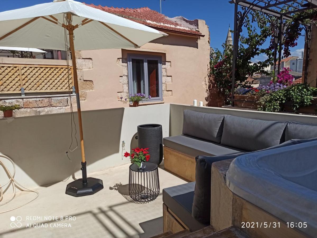Casa Eva With Outdoor Heated Jacuzzi And Hamam Villa Chania  Ngoại thất bức ảnh